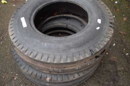 Pair of Alliance 7.50-16SL tractor tyres