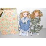 Two boxed collectors dolls