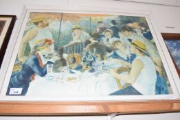 Reproduction print after Renoir, framed and glazed