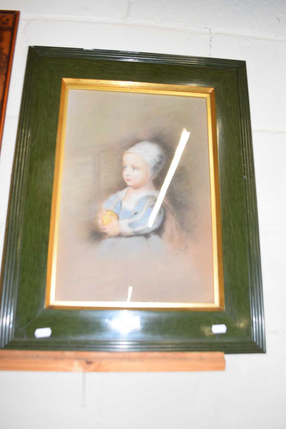 After Van Dyck, study of a child, framed and glazed