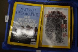 Quantity of National Geographic magazines