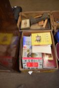 Box of assorted books mainly antiques reference
