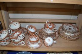 Quantity of Imari style tea wares