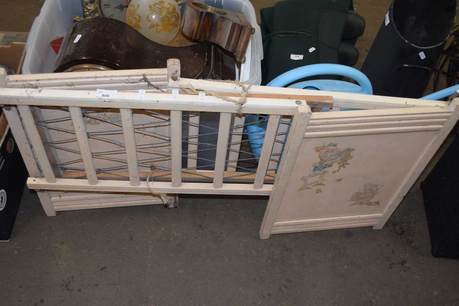 Child's fold up cot