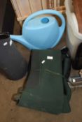 Pair of gents waders, size 10 together with a plastic watering can