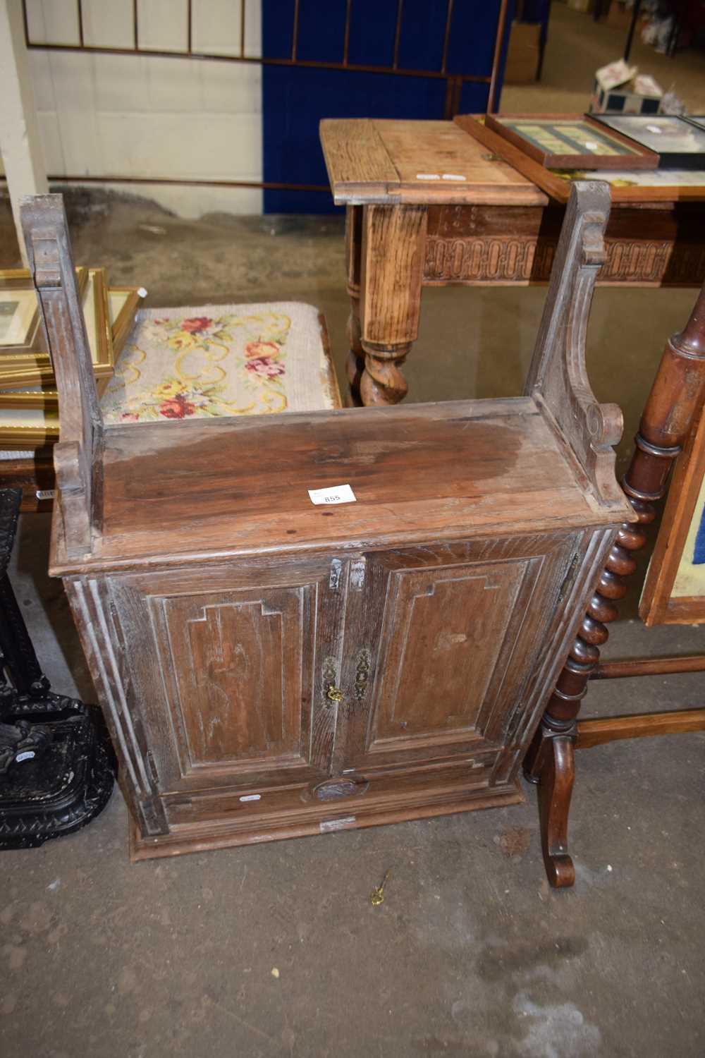 Late 19th Century two door wall cabinet