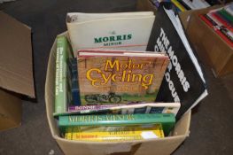 Quantity of assorted books to include Morris Minor by Paul Skilleter and others