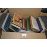 Box of assorted books to include poetry and others