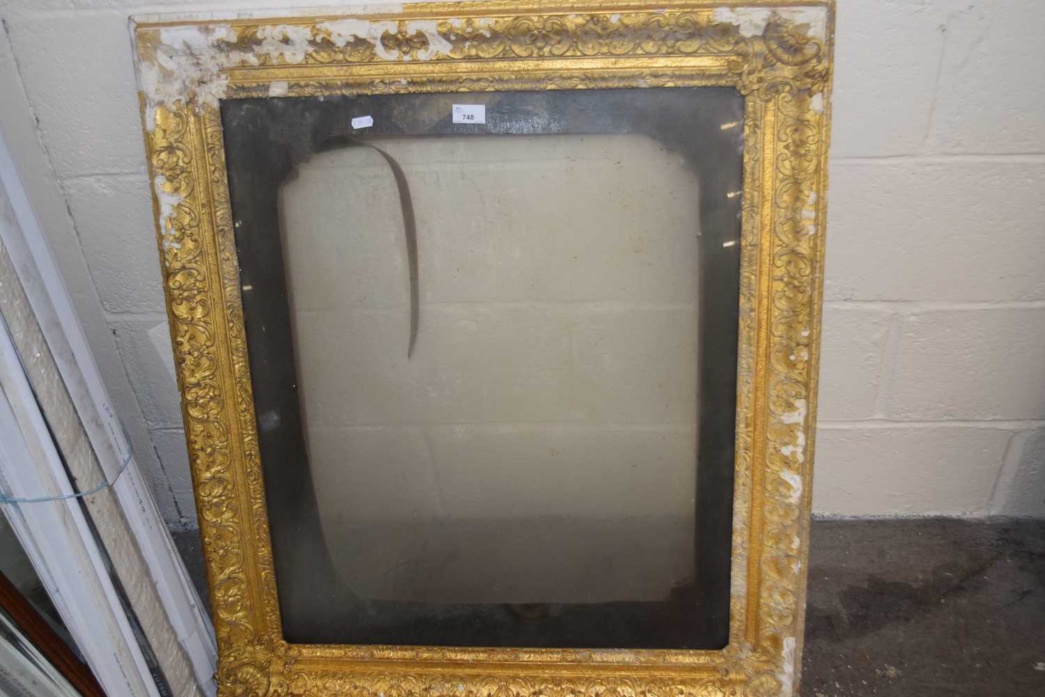 Large gilt picture frame