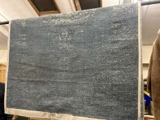 Modern pale blue rug approx 114cm wide