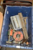 Box of assorted workshop contents