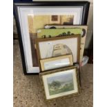 Mixed Lot: Various prints, reproduction advertising pictures etc