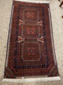 Small Middle Eastern floor rug, 160cm long
