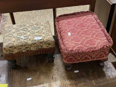 Two small footstools