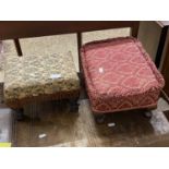 Two small footstools