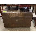 Vintage metal trunk