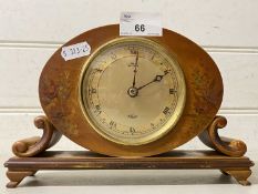 Vintage Elliott mantel clock bearing retailers mark for Bull of Bedford