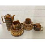 Quantity of Hornsea pattern tea wares