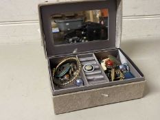 Box of various assorted costume jewellery