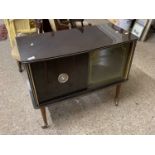 Retro mid Century two door side or drinks cabinet with high gloss finish