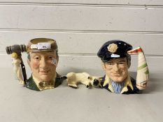 Royal Doulton character jugs, The Yachtsman and The Auctioneer