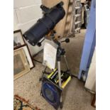 Celestron Astromaster Series telescope Model No 114 with tripod and related books