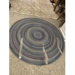 Modern circular rug