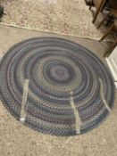 Modern circular rug