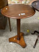 19th Century pedestal wine table on octagonal column