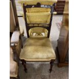 Single late Victorian dining chair