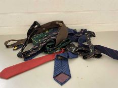 Collection of various vintage brewery ties to include Guinness, Youngs, Inde Coope and various