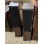 Pair of monitor audio bronze 5 floor standing speakers