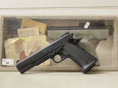 Original Model 5 air pistol together with one other