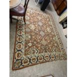 20th Century flat weave rug 200 x 270 cm