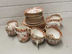 Quantity of Heathcote Chinese decorated tea wares