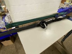 Mixed Lot: Fishing rods comprising Leeder Power Carp Feeder, a Silstar Carbon 3850-390 and a Terry
