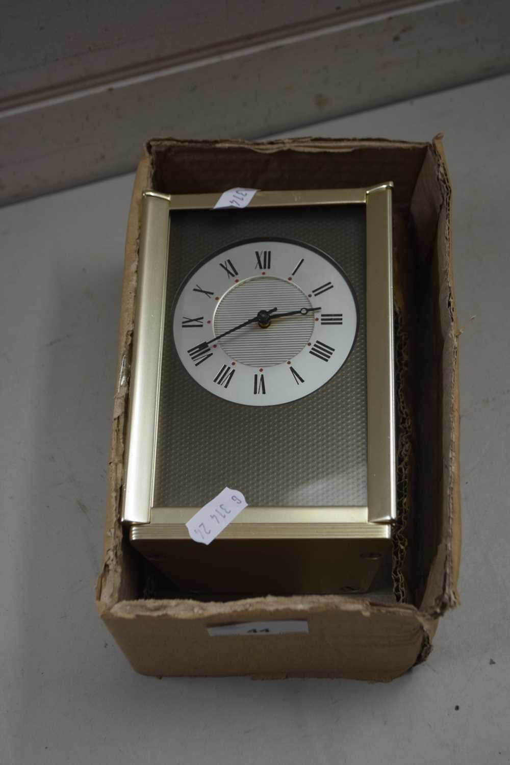 Retro mantel clock by Alcan