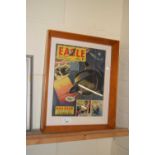 Framed front cover of Eagle and Swift comic October 1963