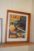 Framed front cover of Eagle and Swift comic October 1963