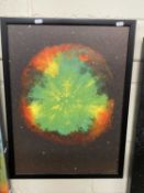 Astrological Interest - Greenhill Nebula on canvas, framed, after Henry Hay Hunter,