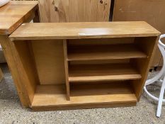 Modern pine bookcase cabinet