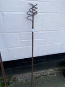 Bundle of hand made iron plant supports
