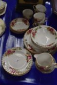 Quantity of Washington Pottery, English Rose tea and table wares