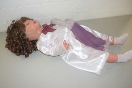 Vintage composition articulated doll