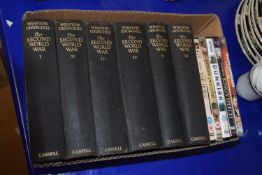 Winston Churchill The Second World War, 6 volumes together with various DVD's