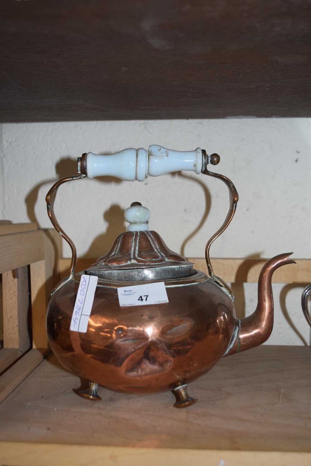 Victorian copper kettle