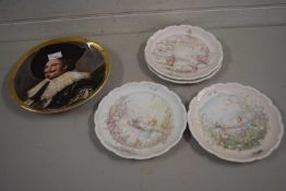 Collection of Royal Doulton Wind in the Willows plates together with a further Laughing Cavalier