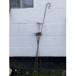 Mixed Lot: Iron dragonfly garden ornaments