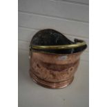 Copper coal bucket