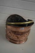 Copper coal bucket